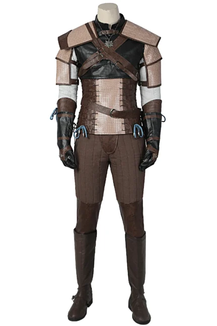 Witcher 3 Geralt of Rivia Cosplay Costume ZC Cosplay