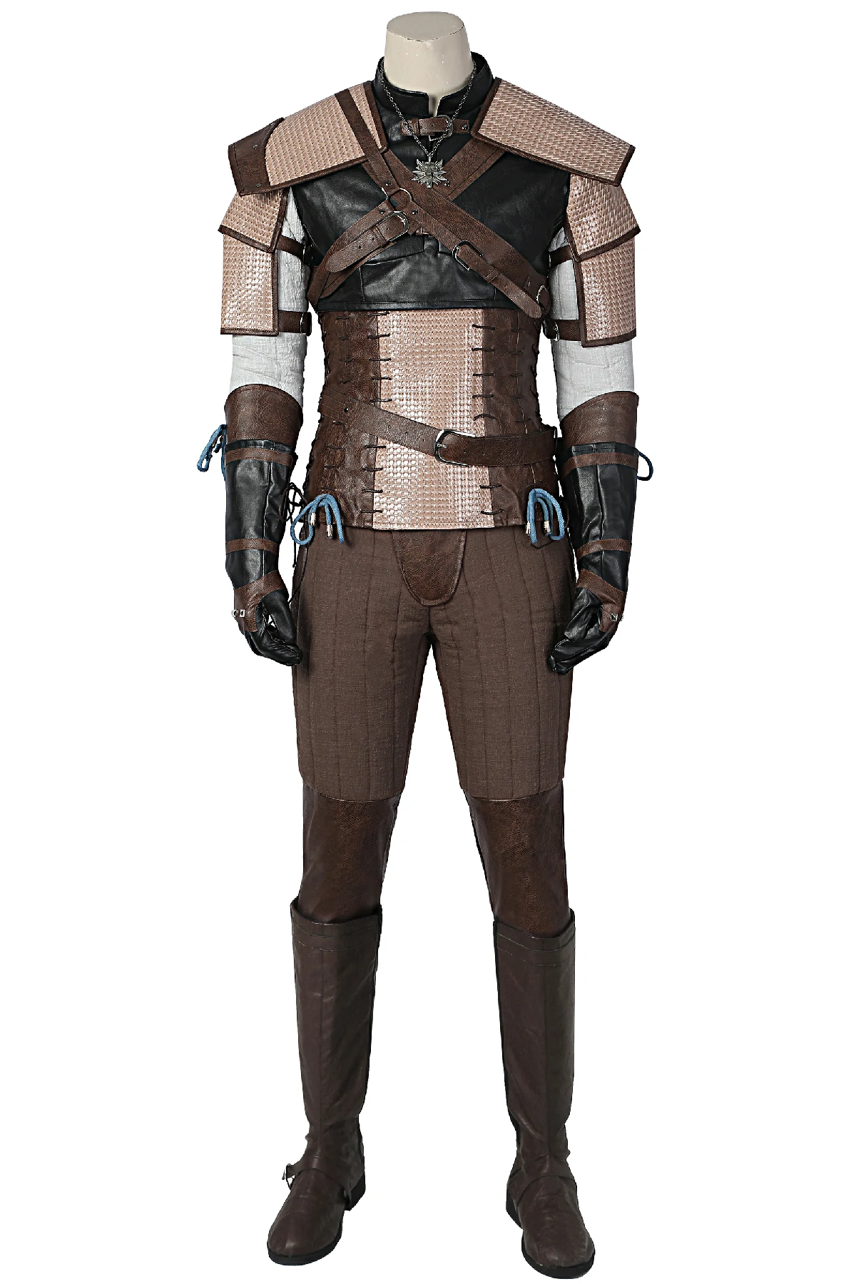 Witcher 3 Geralt of Rivia Cosplay Costume (3) Witcher 3 Geralt of Rivia Cosplay Costume ZC Cosplay