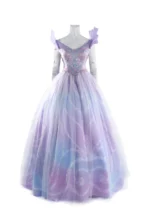 Purple Princess Dress Cosplay Costume for Adult Woman
