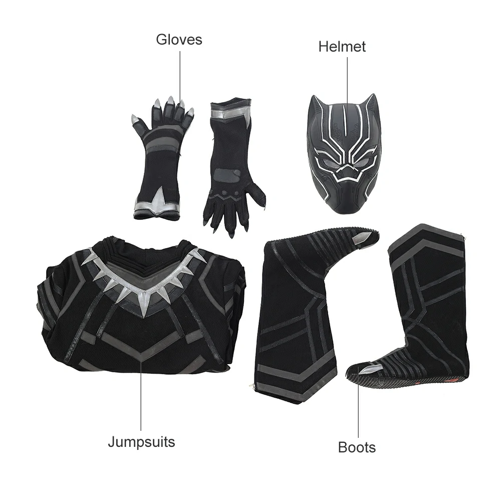 Black Panther cosplay costume full body Black Panther Cosplay Costume - Image 1