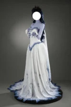 Emily Cosplay Costume - Gothic Wedding Dress for Adults - Image 6