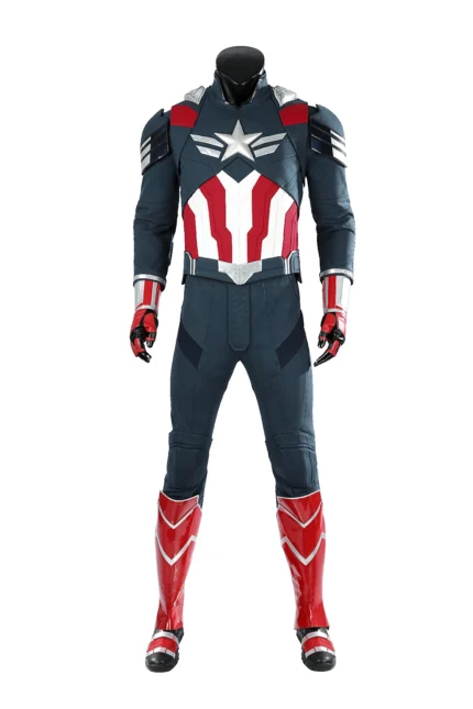 Sam Wilson Captain America Brave New World Cosplay Costume for Adults